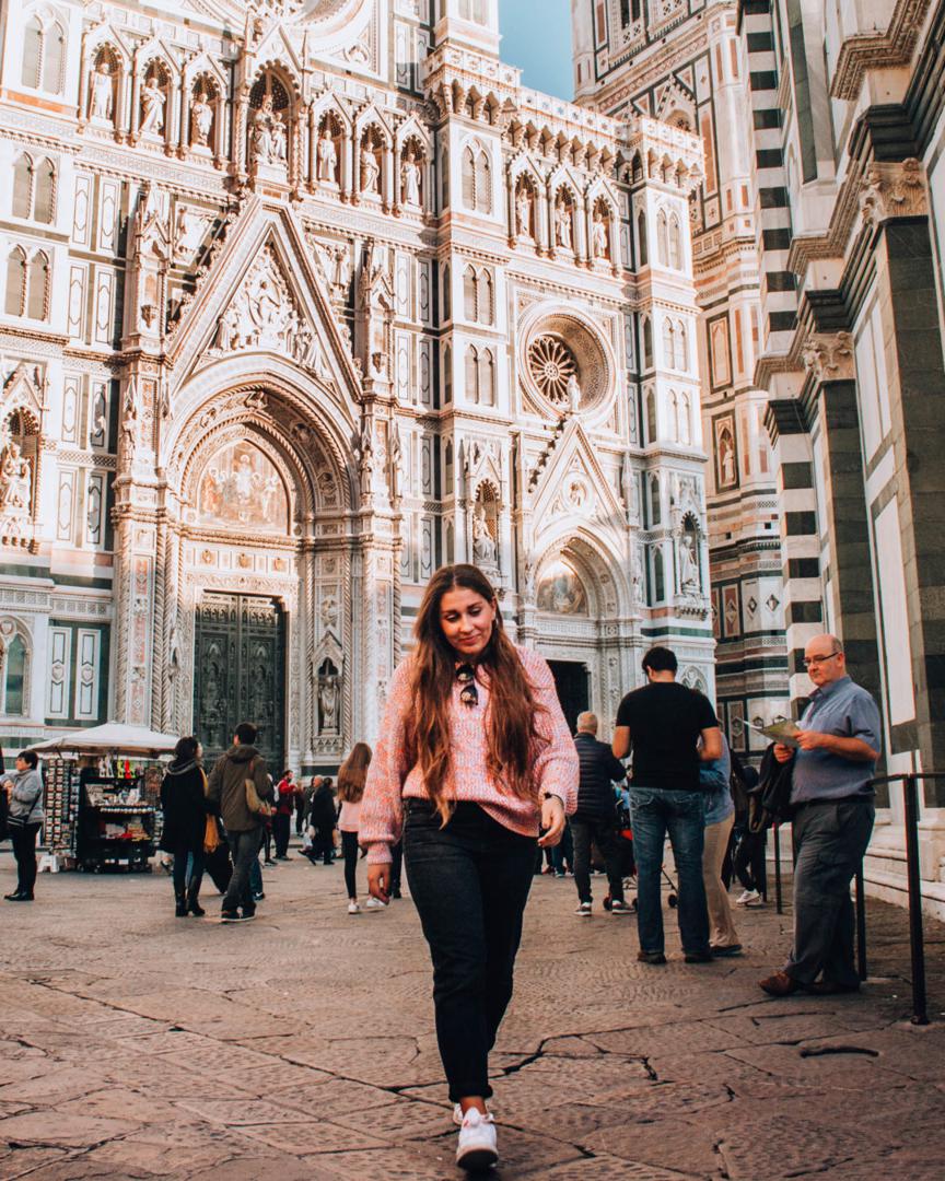 La facciata del Duomo di Firenze