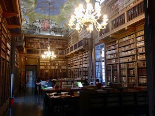 Sala di lettura della Biblioteca Querniniana