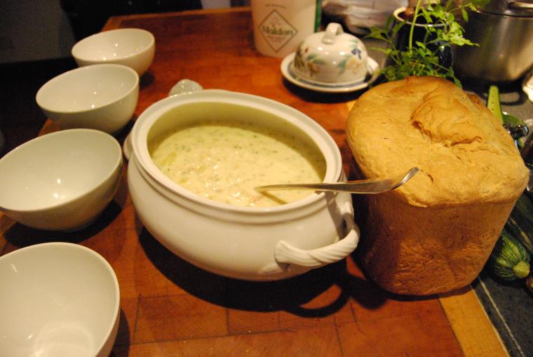 La Cullen Skink, una delle zuppe più famose di Scozia, preparata da Maria della Roineabhal Guesthouse vicino ad Oban