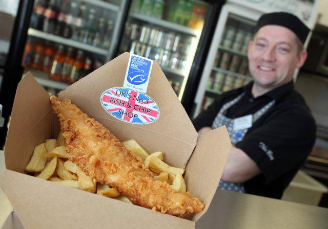 Il favoloso fish and chips del “The Bay” di Stonehaven