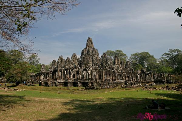 Il tempio di Bayon ad Angkor in Cambogia